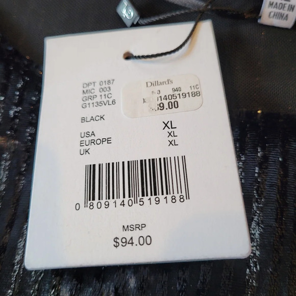 Gibson Latimer Black •Size XL• Event Holiday Black Flattering Top •New w/Tag• - Picture 4 of 9